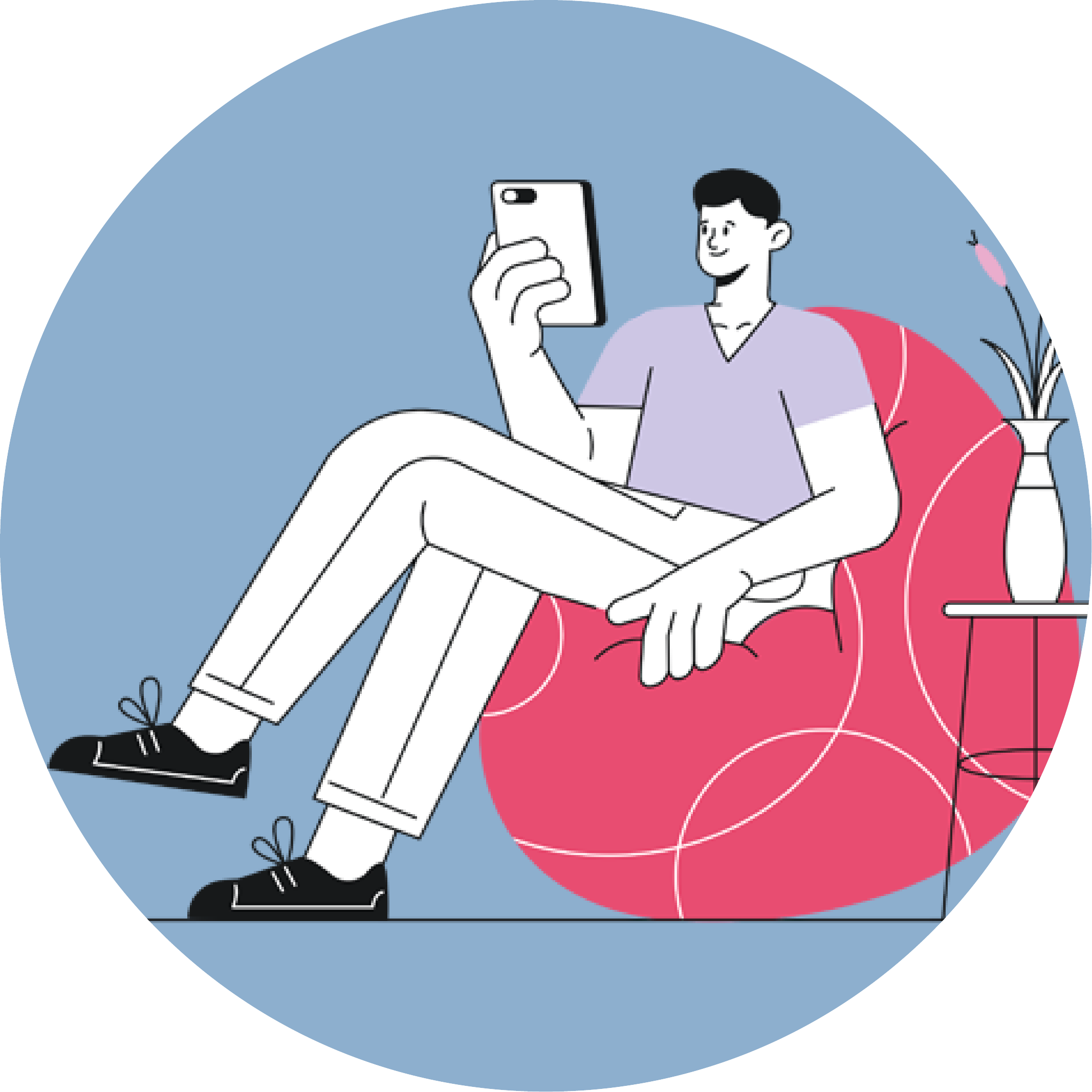 Garoto com Celular Garoto com Celular